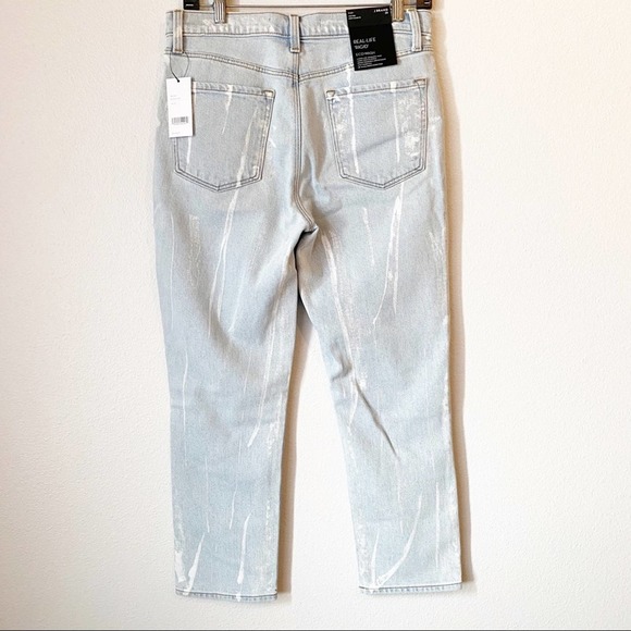J brand painted high rise cropped cigarette jeans size 28 NWT - Picture 5 of 12